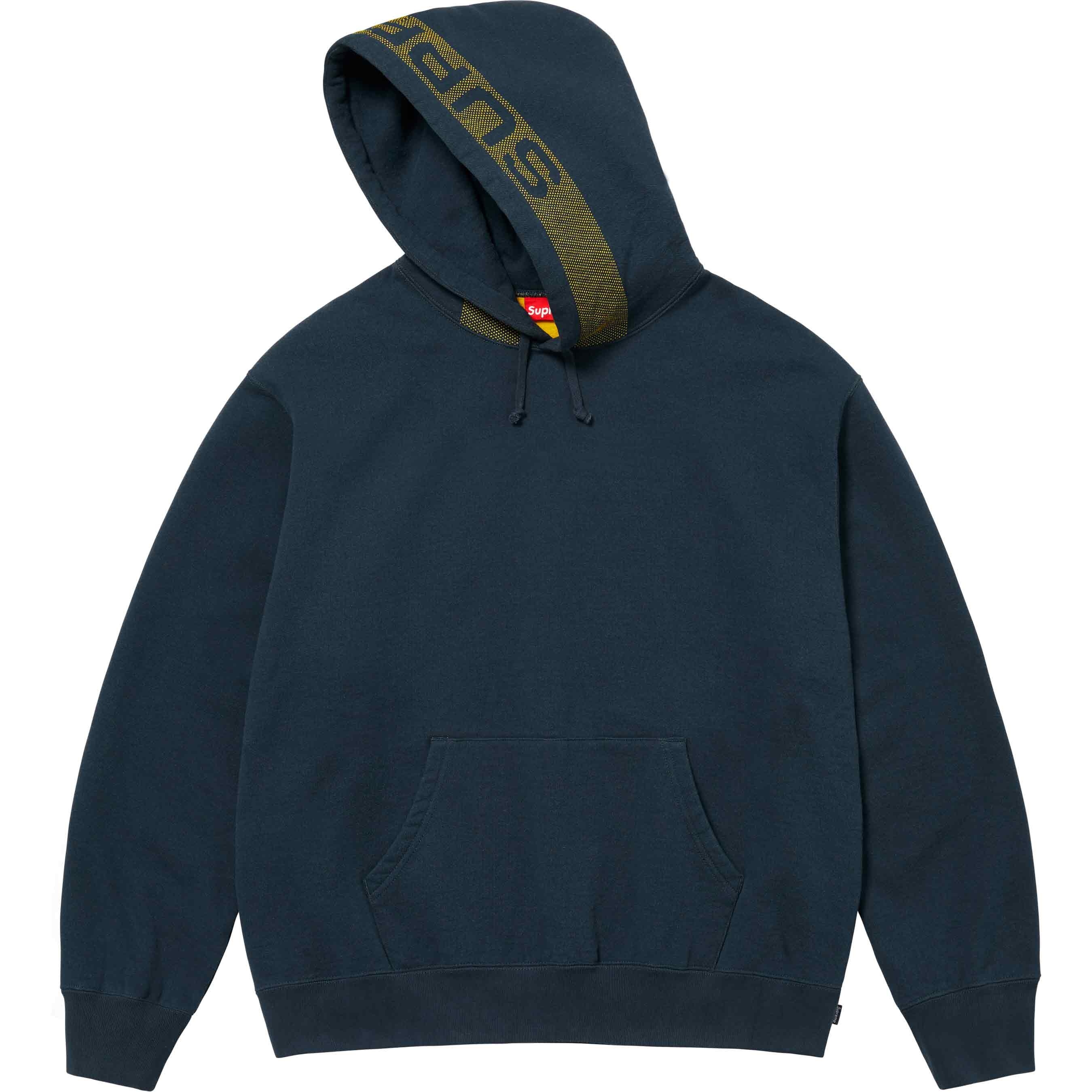 Jacquard Stripe Hooded Sweatshirt view 12